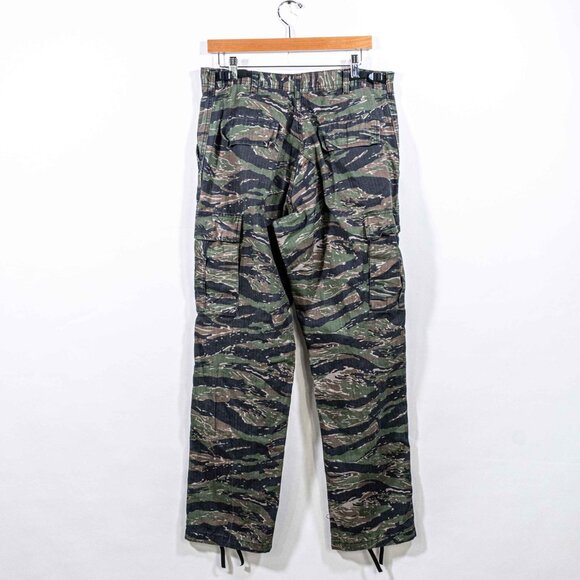 Rothco Military BDU Tiger Camo Ripstop Cargo Pants Medium Y2K Streetwear Army - Picture 7 of 9